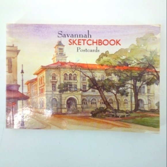 Georgia Set of 4 Post Card Books Savannah Athens Garden Isles Souvenirs Sketch - Picture 3 of 12